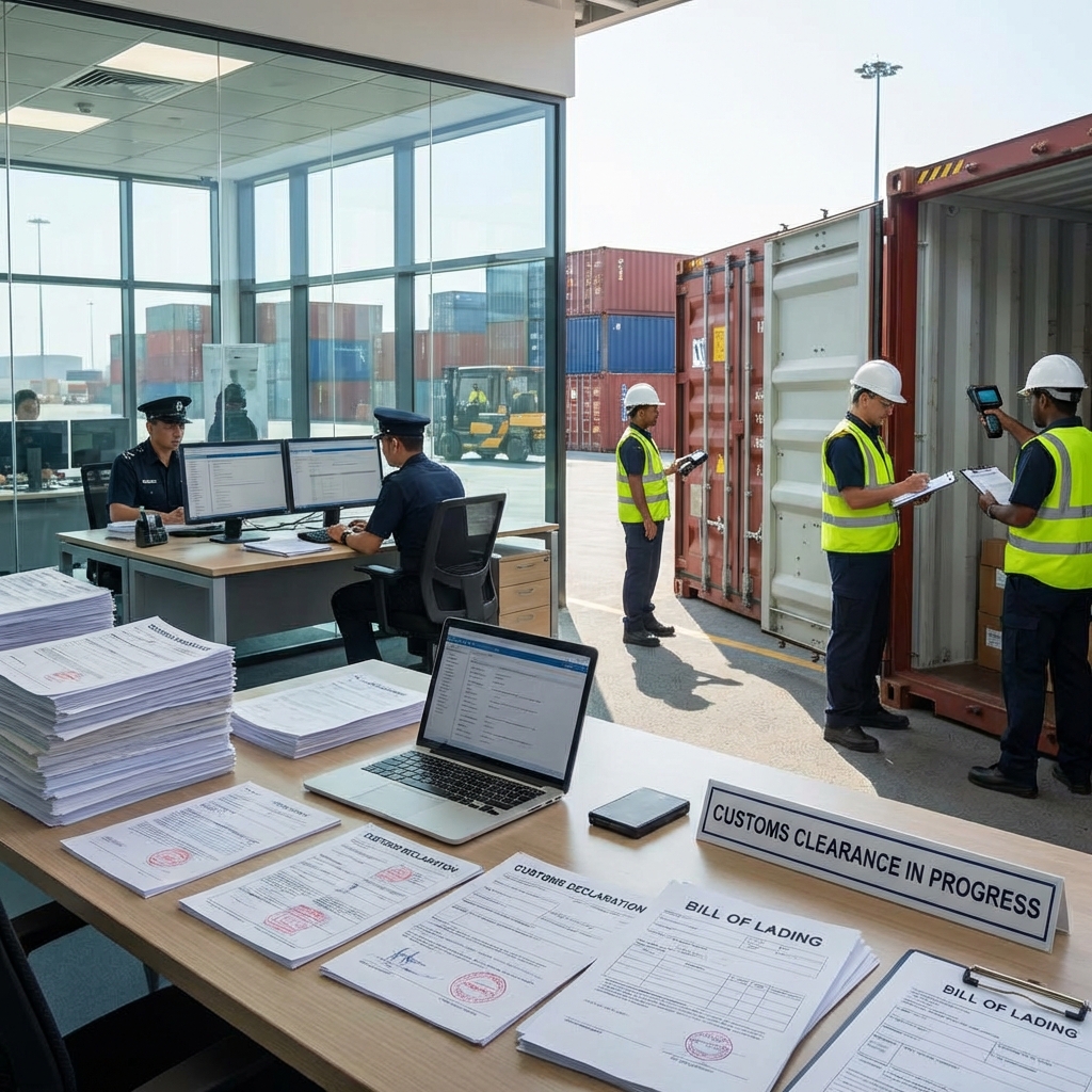 Transit et douane - Inspection et dédouanement